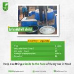 A Surface Well with a bucket in Uganda
